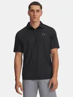 Pánské tričko Under Armour UA Matchplay Printed Polo-BLK - Pánské