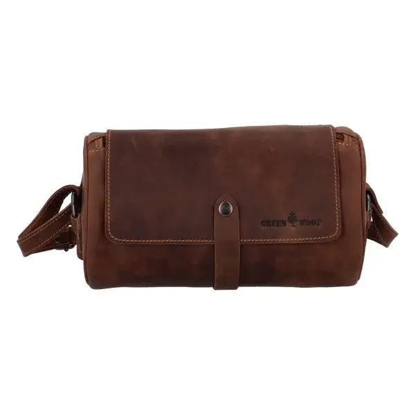 Originální kožená taška Dylan, hnědá