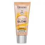 Lirene Brightening Fluid with Vitamin C fluidní make-up pro sjednocení barevného tónu pleti 03 Beige 30 ml