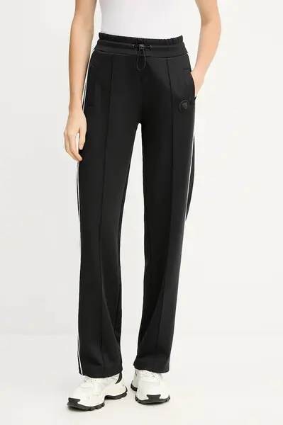 Tepláky PLEIN SPORT dámské, černá barva, s aplikací, FAEC WJT2152 STE003N