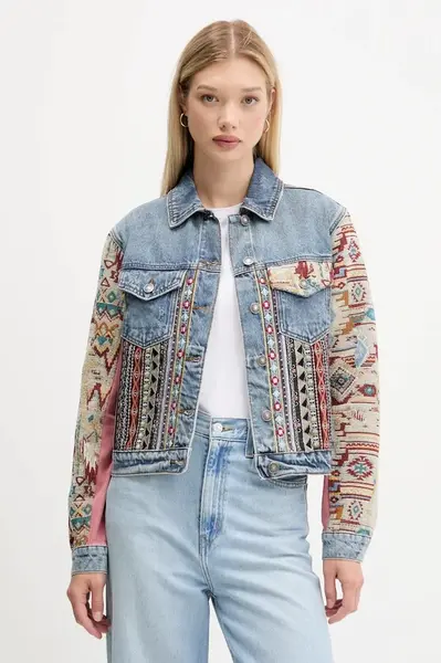 Džínová bunda Desigual BOHO