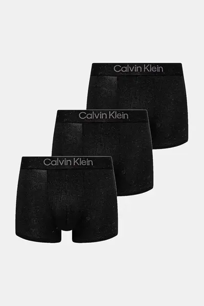 Boxerky Calvin Klein Underwear 3-pack pánské, černá barva, LV00NB4192