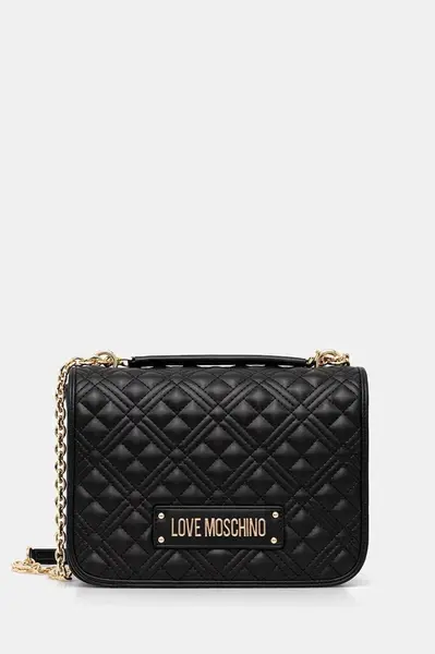 Kabelka Love Moschino černá barva, JC4000PP1NLA0000