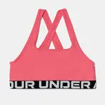 Dětská podprsenka Under Armour Crossback Bra růžová barva, 1390066