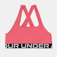 Dětská podprsenka Under Armour Crossback Bra růžová barva, 1390066