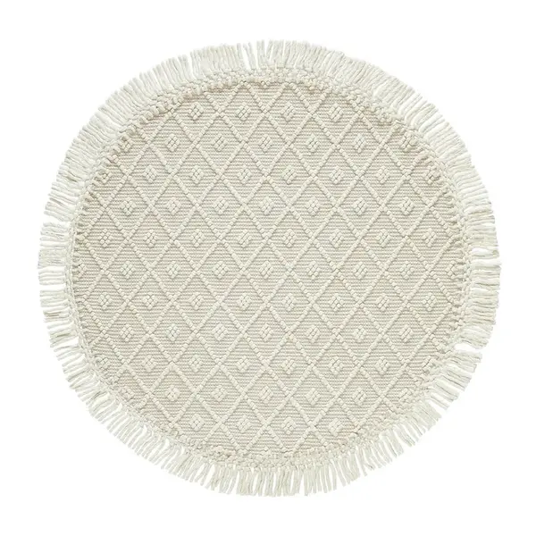 Linea Natura RUČNĚ TKANÝ KOBEREC, 120 cm, barvy stříbra, béžová