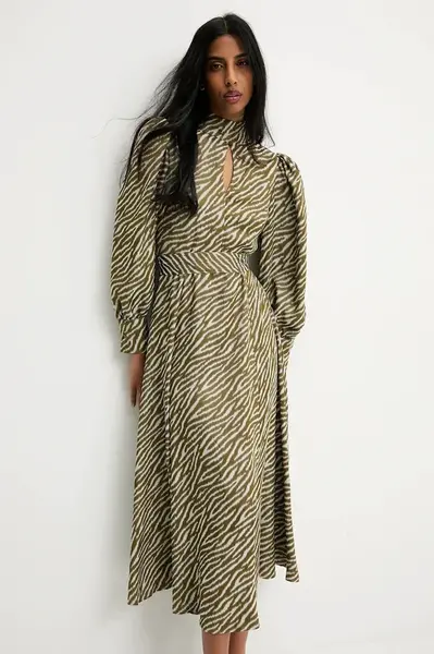 Šaty Answear.LAB zelená barva, midi