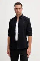 Bavlněná košile BOSS pánská, tmavomodrá barva, regular, s límečkem button-down, 50544917