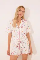 Bavlněné pyžamo women'secret dámské, bílá barva, bavlněné, 3132114