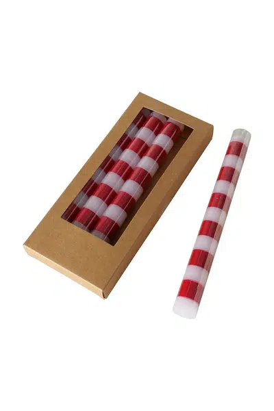 Dekorativní svíčka Boltze 20 cm 4-pack červená barva