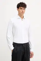 Košile Joop! pánská, bílá barva, slim, s italským límcem, 30046080
