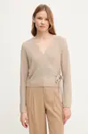 Kardigan OUI dámský, béžová barva, 93931
