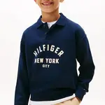 Bavlněná mikina Tommy Hilfiger tmavomodrá barva, KB0KB09805