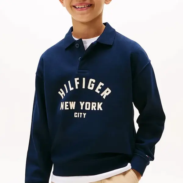 Bavlněná mikina Tommy Hilfiger tmavomodrá barva, KB0KB09805