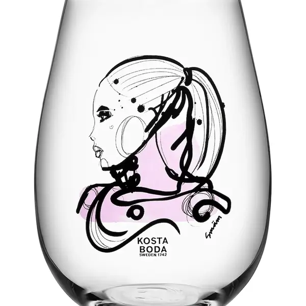 Sada skleniček Kosta Boda Love You 570 ml 2-pack průhledná barva