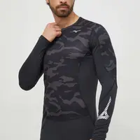Funkční triko s dlouhým rukávem Mizuno Virtual Body G3 černá barva
