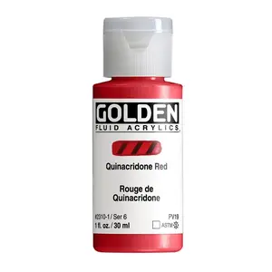 Akrylová barva Golden Fluid 30 ml - Quinacridone Red 2310