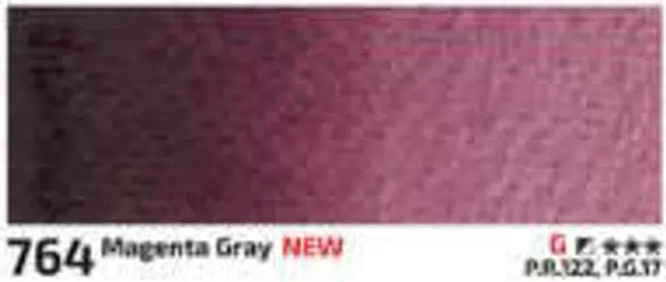 Akvarelová barva Rosa 10ml – 764 magenta gray