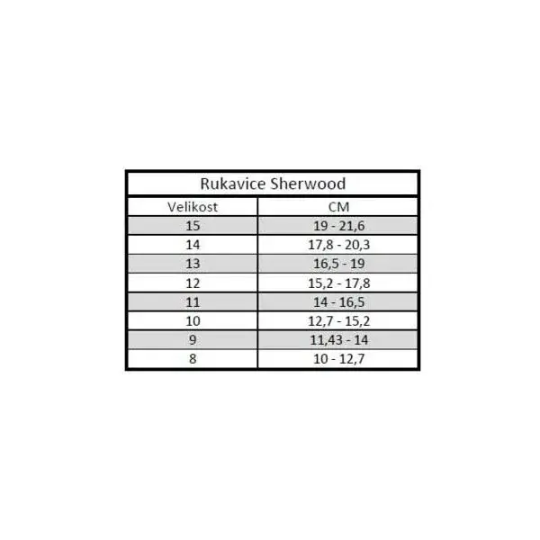 SHERWOOD CODE ENCRYPT 2 JR Rukavice, černá, velikost