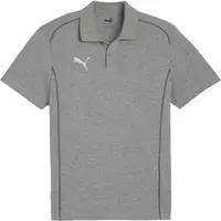 Puma TEAMFINAL CASUALS POLO Pánske polo tričko, sivá, veľkosť