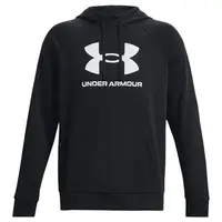 Under Armour RIVAL FLEECE LOGO HD Pánska mikina, čierna, veľkosť S