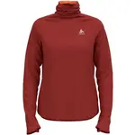 Odlo RUN EASY WARM Dámska funkčná mikina, červená, veľkosť