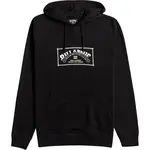 Billabong ARCH PRINT PO Pánska mikina, čierna, veľkosť