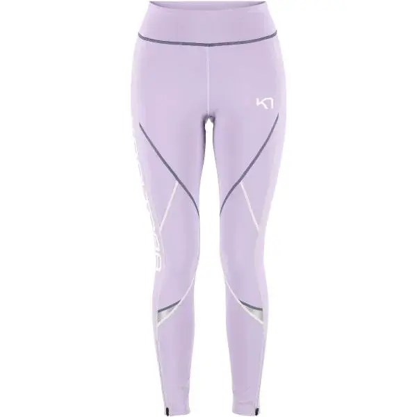 KARI TRAA LOUISE 2.0 TIGHTS Dámske športové legíny, fialová, veľkosť