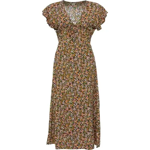 Billabong PICNIC DATE Dámske šaty, hnedá, veľkosť