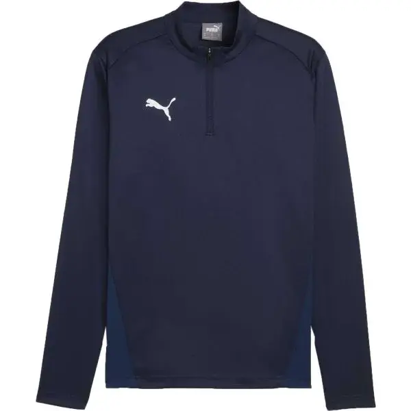Puma TEAMGOAL TRAINING 1/4 ZIP TOP Pánske tričko, tmavo modrá, veľkosť