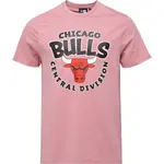 New Era CHICAGO BULLS NBA BUBBLE WORDMARK Pánske tričko, ružová, veľkosť