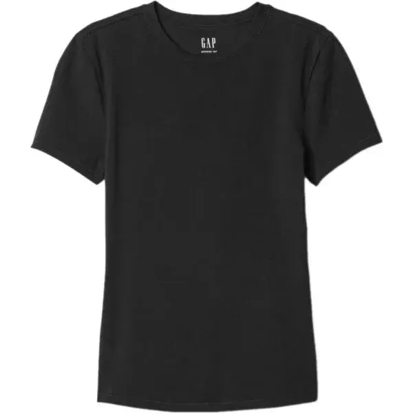 GAP 95/5 CROP CREW Dámske tričko, čierna, veľkosť