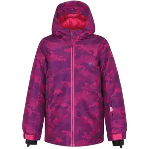 LOAP CUNES Detská lyžiarska bunda, ružová, veľkosť 134-140