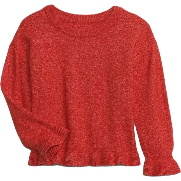 GAP BABY Detský sveter, červená, veľkosť 5Y