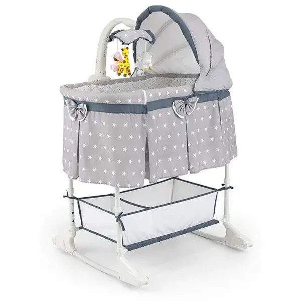 MILLY MALLY SWEET MELODY Multifunkčná kolíska, sivá, veľkosť