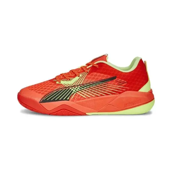 Puma Eliminate Power Nitro II Unisex halová obuv, červená, veľkosť 42.5