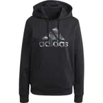 adidas CAMO GRAPHIC HOODIE Dámska mikina, čierna, veľkosť