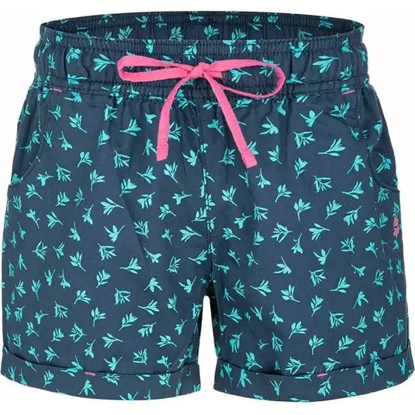 LOAP NORZIE Dievčenské šortky, modrá, veľkosť 112-116