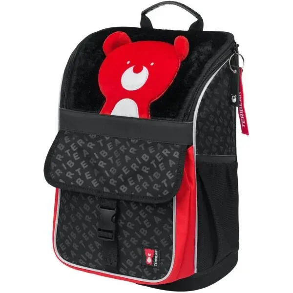 BAAGL ZIPPY TERIBEAR Školská aktovka, čierna, veľkosť