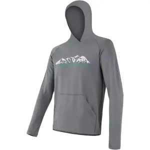 Sensor MERINO UPPER MOUNTAINS Pánska mikina, sivá, veľkosť XXL