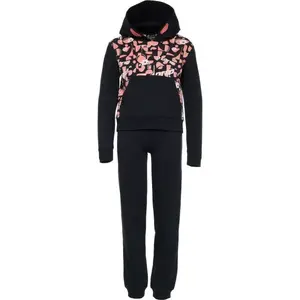 Lotto RUE Dievčenská tepláková súprava, tmavo sivá, veľkosť 116-122