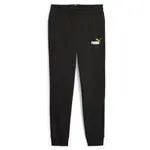 Puma ESS + 2 COL LOGO PANTS FL B Chlapčenské tepláky, čierna, veľkosť