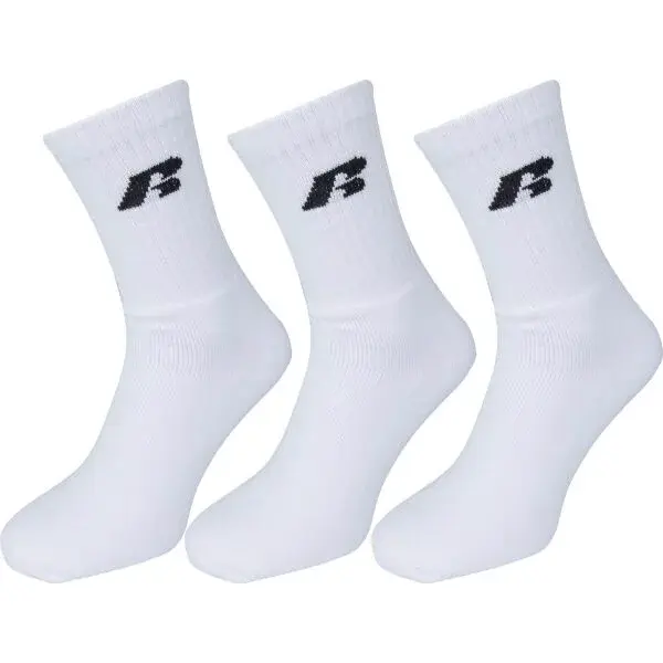 Russell Athletic SOCKS 3PPK Športové ponožky, biela, veľkosť 39-42