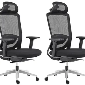 MERCURY 2PACK Ergonomická kancelářská židle ARTEA černá (2 ks)