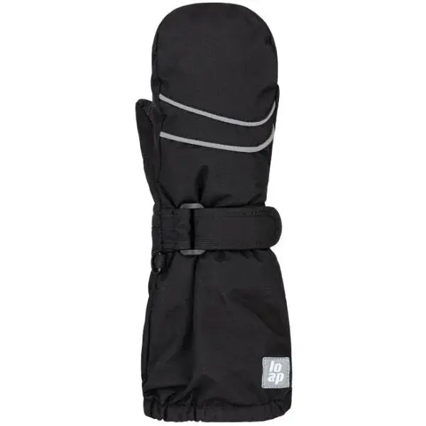 LOAP RUSLAN Detské palčiaky, čierna, veľkosť 2-3Y