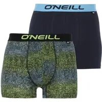 O'Neill BOXERSHORTS 2-PACK Pánske boxerky, zelená, veľkosť
