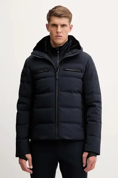 Péřová lyžařská bunda Fusalp Berlioz tmavomodrá barva, C2020