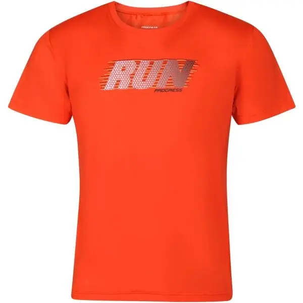 PROGRESS DEPORTE RUN Pánske športové tričko, oranžová, veľkosť