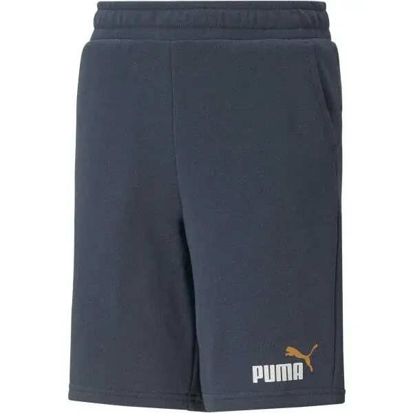 Puma ESS+2 COL SHORTS TR Detské šortky, tmavo modrá, veľkosť