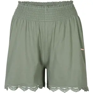 O'Neill SMOCKED SHORTS Dámske šortky, svetlo zelená, veľkosť